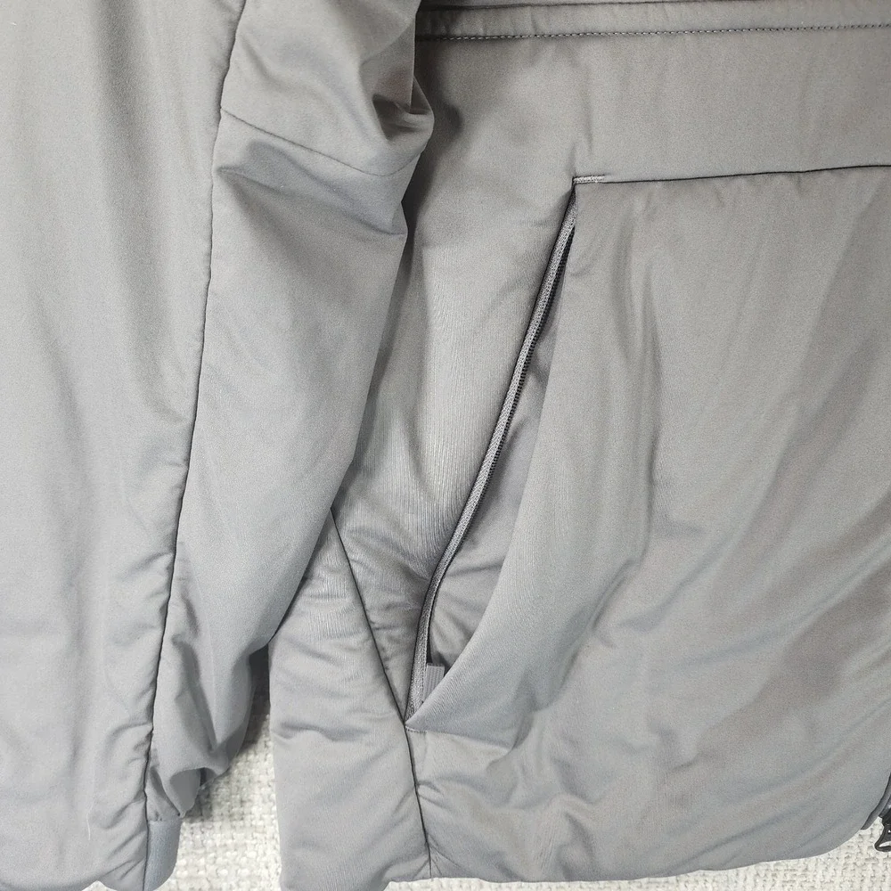 Nike Golf Aeroloft Jacket Mens L Gray Lightweight Quilted Full Zip 932235-036